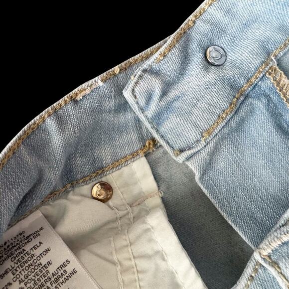 True Religion Billie Jeans Womens 28 Light Wash Mid Rise Straight Denim Pants - Picture 8 of 16